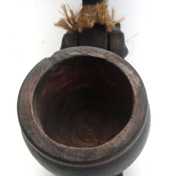 VTG Hand Carved Primitive Tribal Figurines Wood Folk Art - Picture 8 of 9